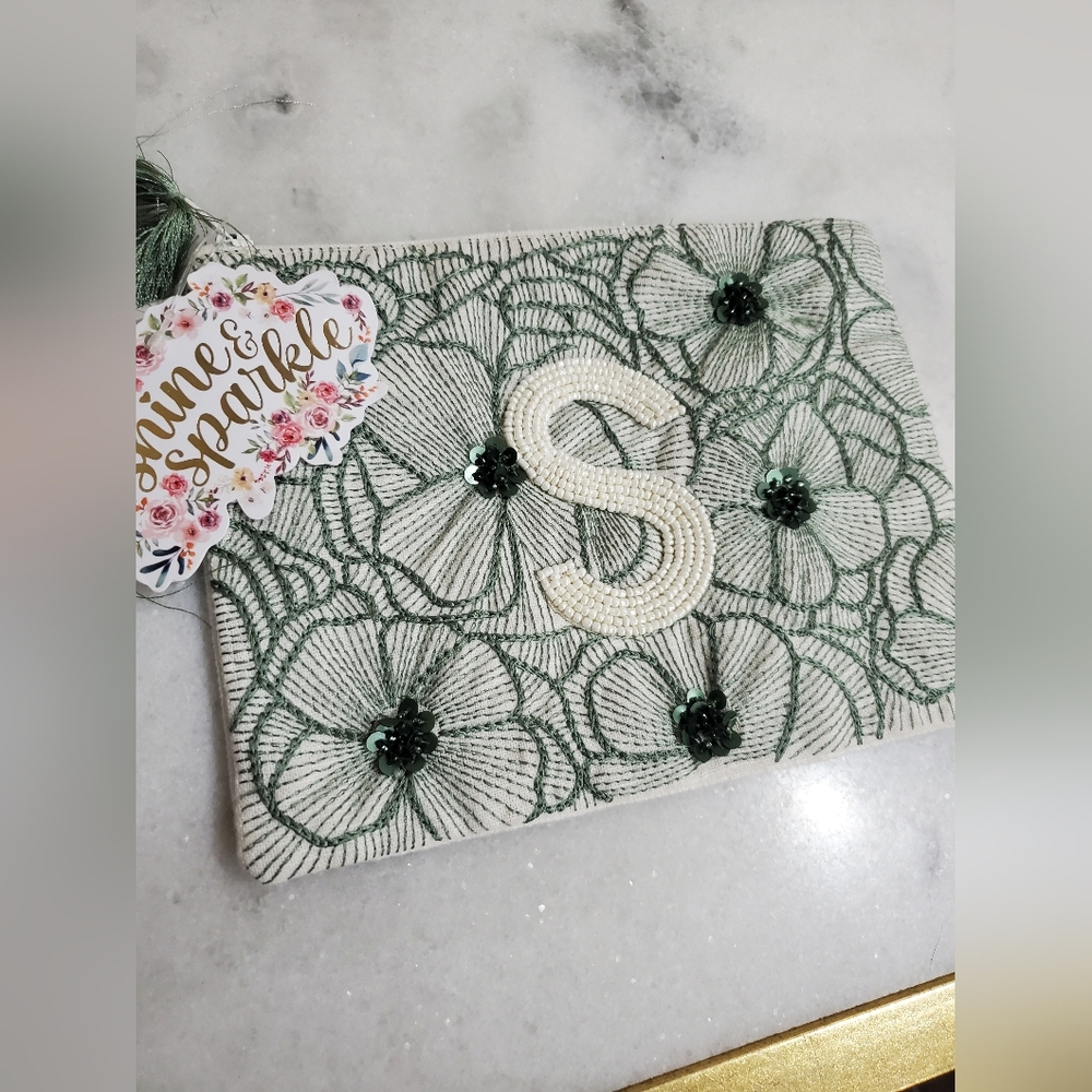 Beaded Cotton Bag